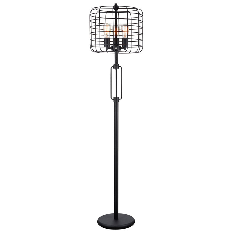 Lampe sur pied INDUSTRIAL WIRE CAGE