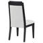 Chaises d'appoint en bois, ensemble de 2