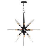 Ariel 16 - Light Sputnik Sphere Chandelier with Crystal Accents