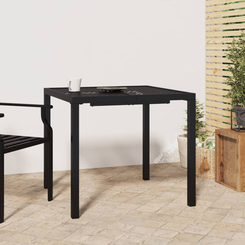 Doher Outdoor Dining Table, 72cm H x 80cm W x 80cm D