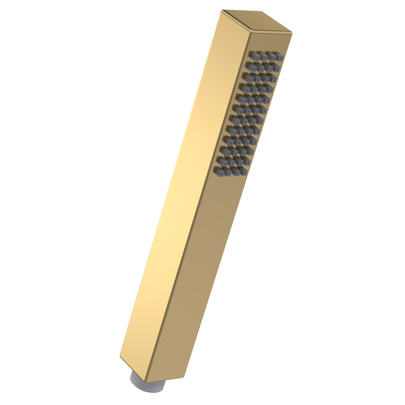 Full/Standard Handheld Shower Head, Brushed Brass