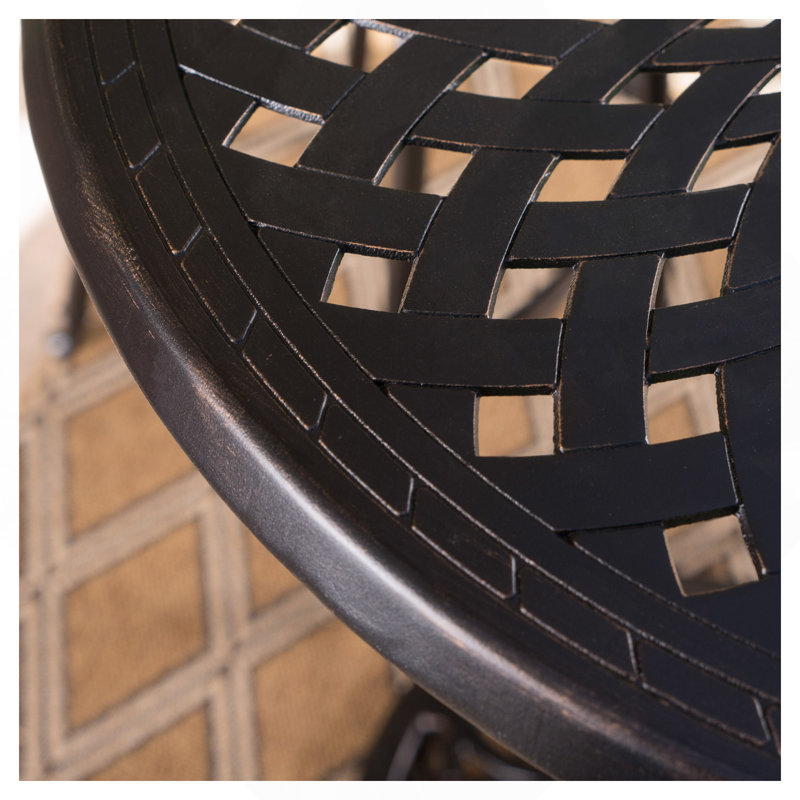 Cast Aluminium 35'' ROUND BAR TABLE