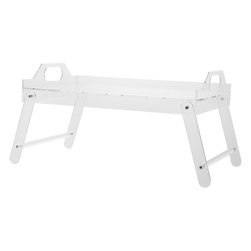 Portable Bed Tray Table 18.9" Laptop Desk for Bed Overbed Table for Couch Sofa