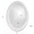 Borna Solid Wood Oval Mirror-1310660719