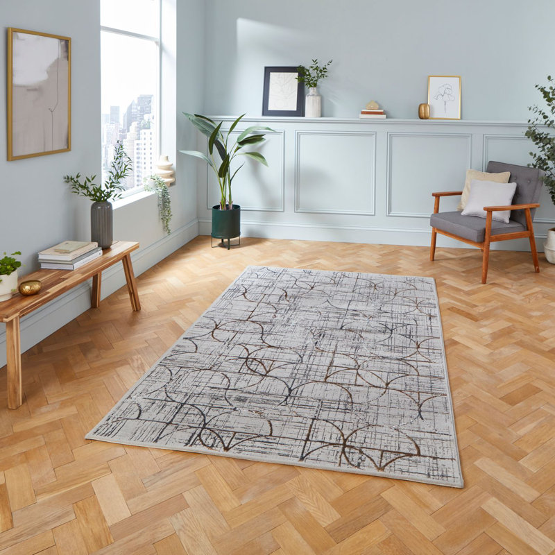 Creation area rug Machine Woven Rectangle Grey, Rectangle 160 x 230cm