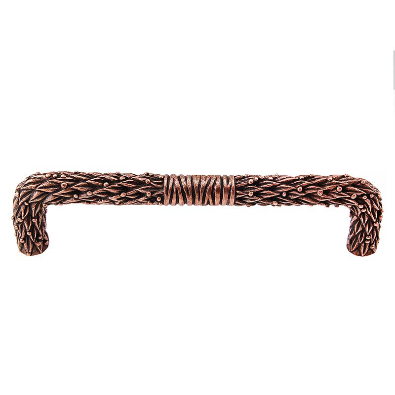 San Michele Arch Pull, 6", Antique Copper