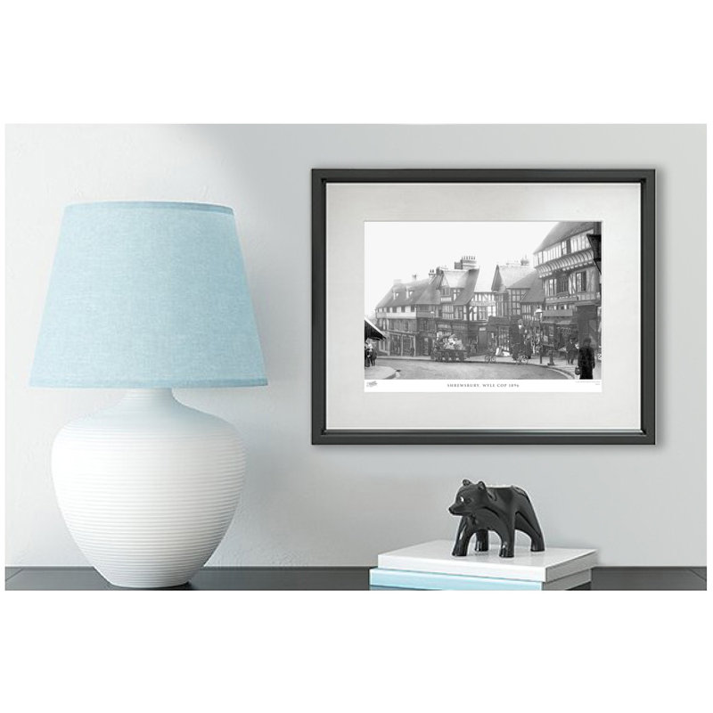 Shrewsbury, Wyle Cop 1896 - Single Picture Frame Print, 45cm H x 60cm W x 2.3cm D