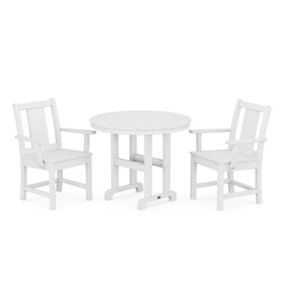 Prairie 3-Piece Farmhouse Dining Set