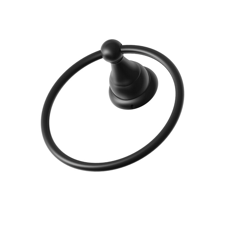 Anneau à serviette, Noir mat