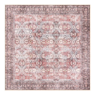 Mckellum Performance Chenille Floral Indoor Rug