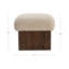 Serge Ottoman Brown Faux Fur-464244754
