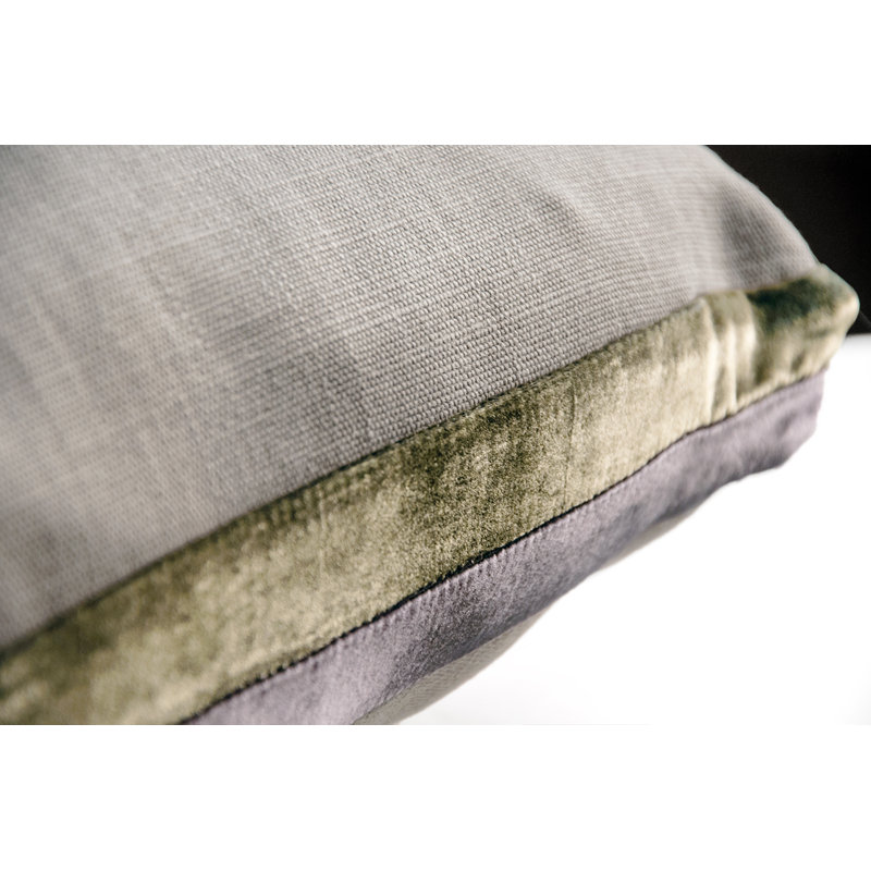 Double Tuxedo Pillow Cover & Insert, Oregano, Rectangle 14"H x 20"W
