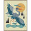 Stretching Heron par Renea l. Thull, reproduction d'art sur toile encadrée-1385098391