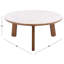Arkady Round Marble Coffee Table