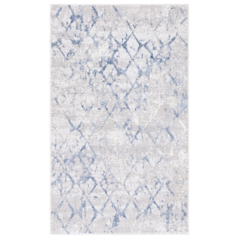Struthers Ikat Area Rug, Rectangle 66 x 122cm