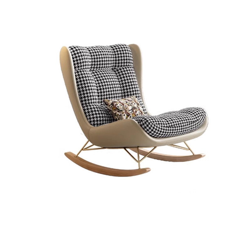 Chaise berçante en bois massif High Rebond