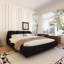 Très grand lit plateforme au design ergonomique, structure en bois massif dans un lit de taille noire, structure durable, très confortable, aucune boîte à ressorts nécessaire-1662943886-1662943880