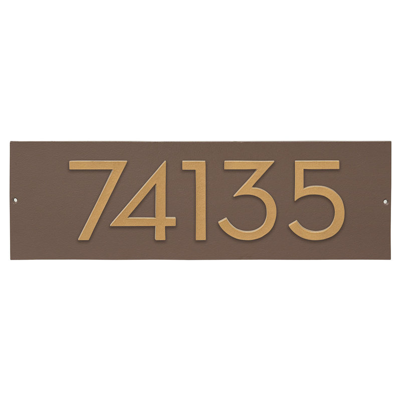 Rectangle Wall Plaque, Sand/Gold, Yes