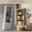 Allexandra 180cm H x 60cm W Particle Board Standard Bookcase-818676593