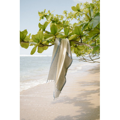 Ivory Blue Kendal Towel