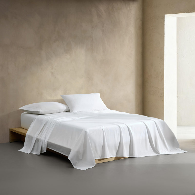 Calvin Klein Modern Comfort Sheet Set, White, Queen