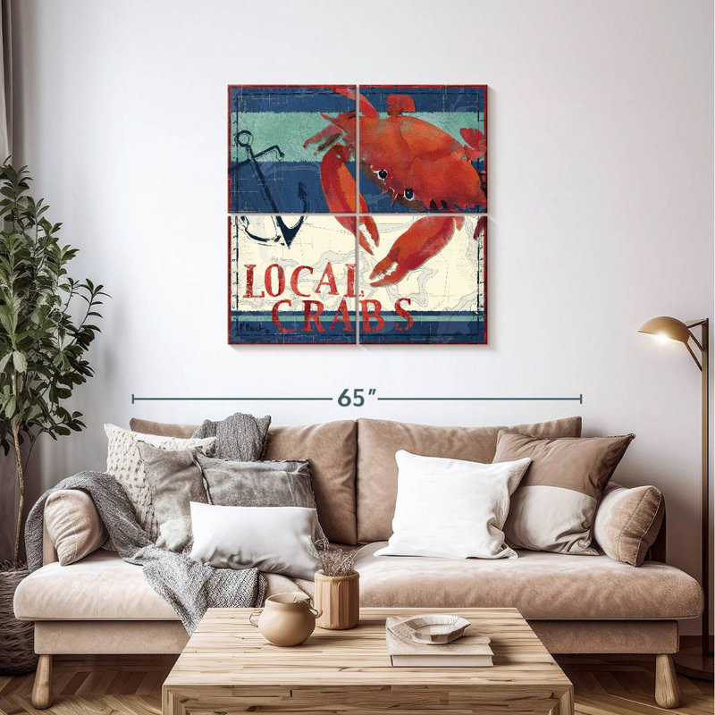 Brampt Deep Sea Crab, 38'' H x 38'' W