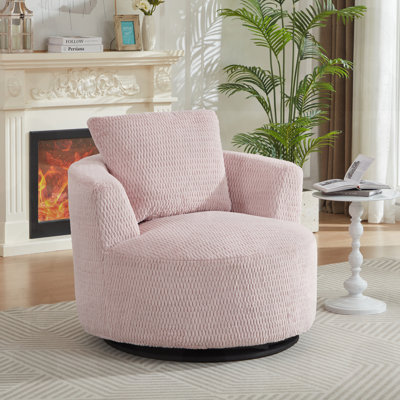 Fabric Swivel Accent Chair