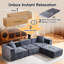 5 Seater Chenille Sofa-1632064847