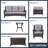 Schutt Wicker 5 - Person Patio Conversation Set with Cushions-101170024-101177744
