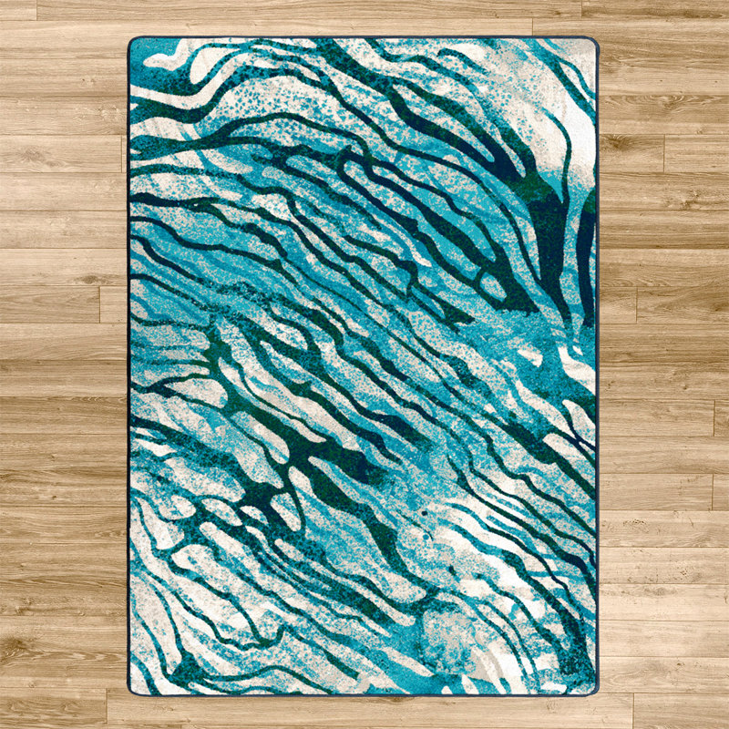 Aziz Abstract Indoor Rug, Rectangle 8' x 11'