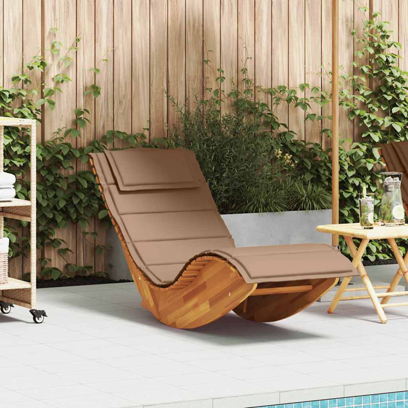 Chaise longue Harlow, Taupe