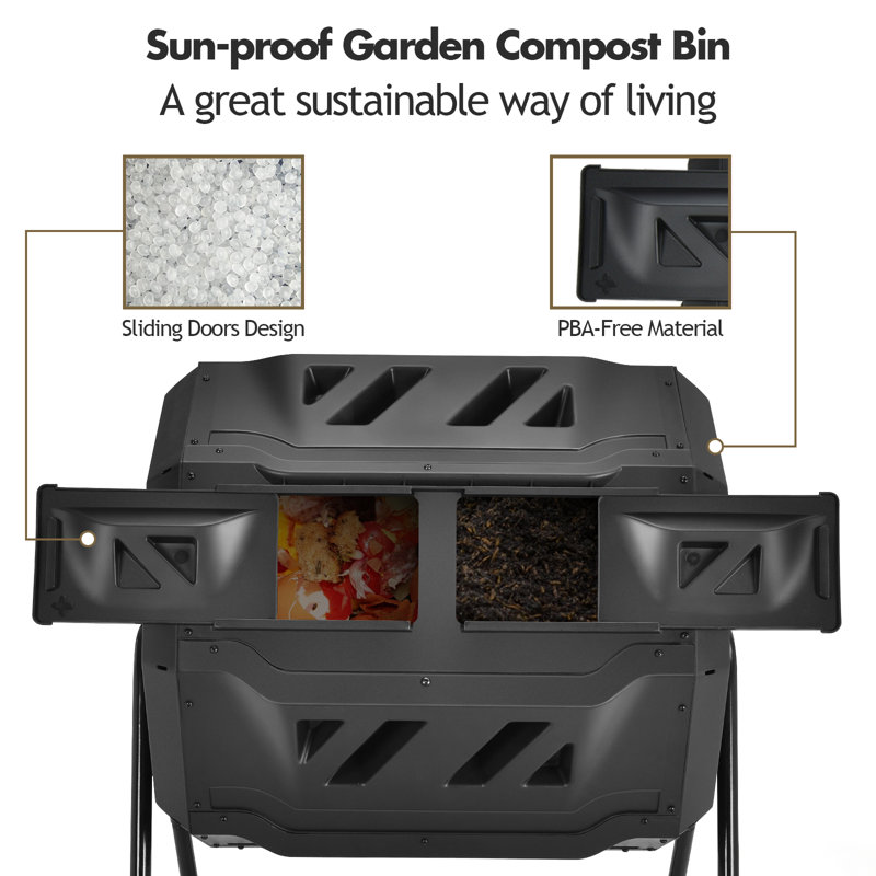 Hooversville Plastic Tumbler Composter