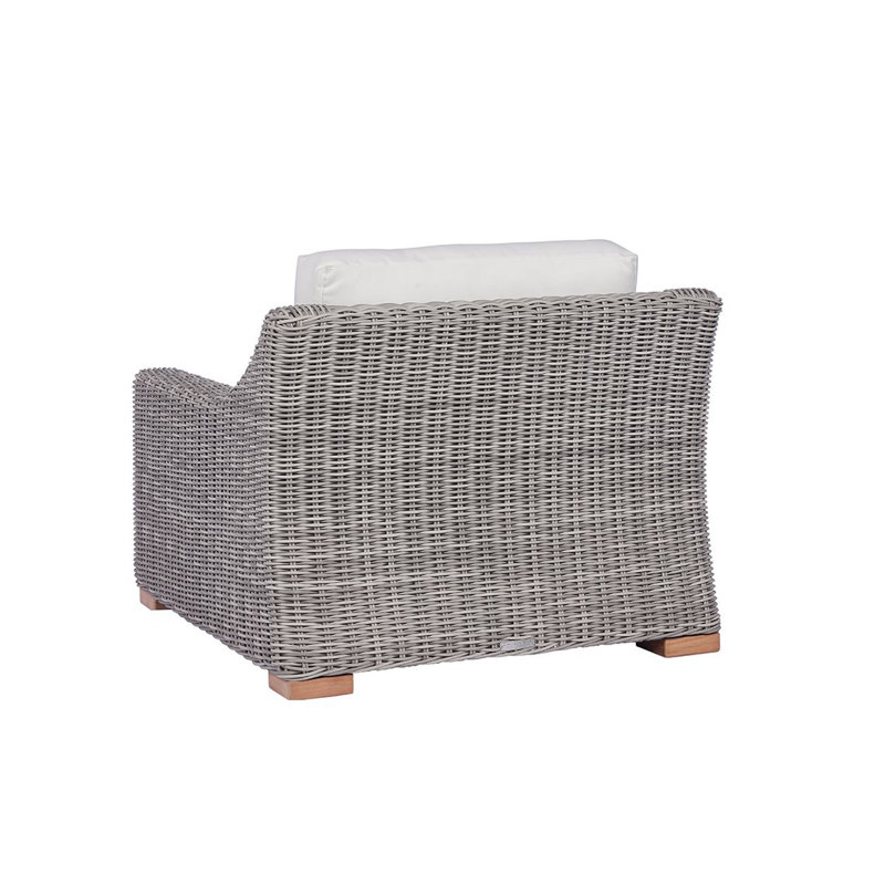 Tortola Deep Seating Lounge Chair With Cushion, Canvas Rain