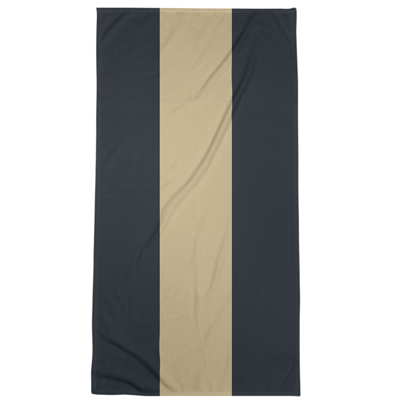 Microfiber Bath Towel, New Orleans Football Black / Gold