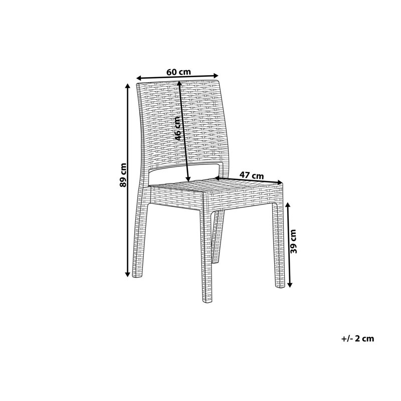 Ezmerelda 4 Seater Dining Set, White