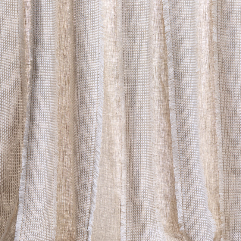 Tulum Casement Fabric, Flax