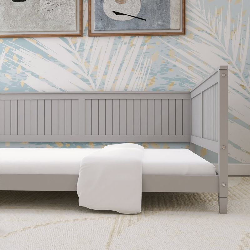 Kinsasha Solid Wood Daybed, Full, Gray
