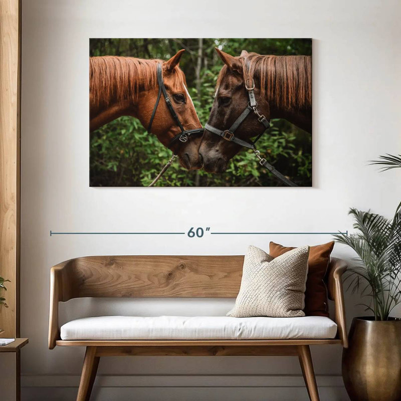 Brampt Horse Smooch, 30" H x 45" W
