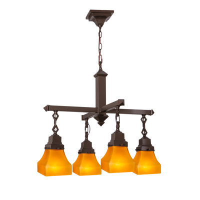 Lustre géométrique à un état/unique 4 lumières Auerbach