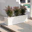 Barros Cedar Wood Raised Garden Bed Planter Box with Bottom Board, Drainage Holes and Liner-1945248145-1945248156