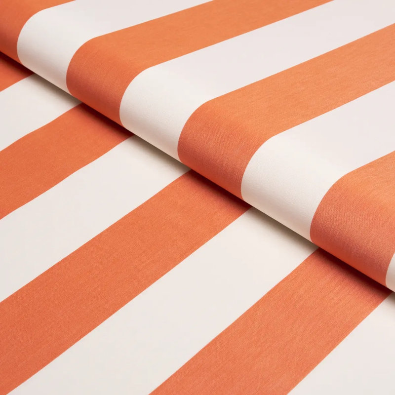 Andy Stripe Fabric, Orange