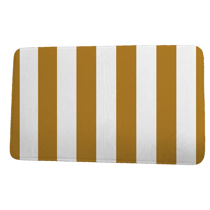 Tapis de bain Crowborough, l 17 po x L 24 po, Jaune