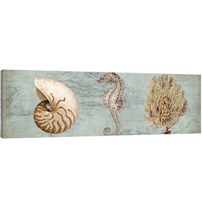 «Sea Treasures I», reproduction d'impression sur toile tendue