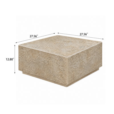 Table basse carrée 28 po
