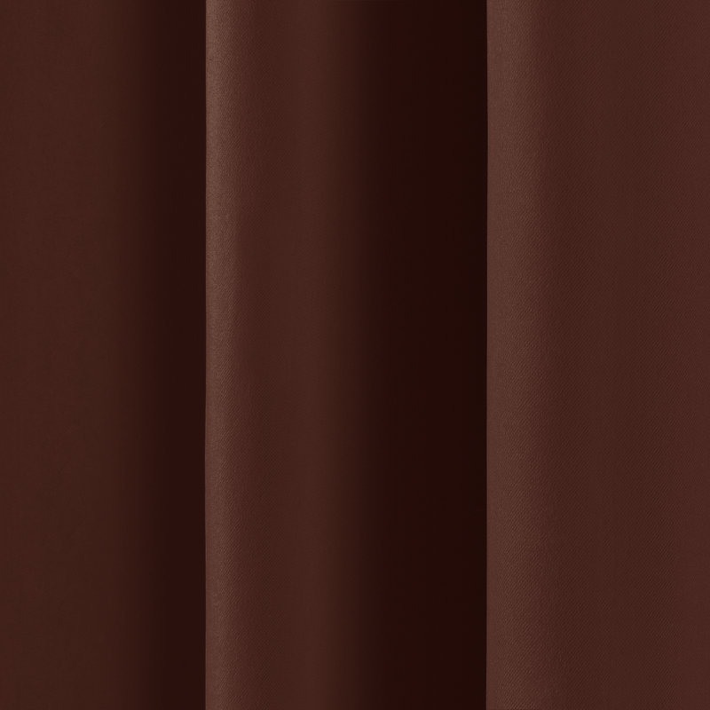 Colinton Curtain Single Panel, 100" W x 84" L, Chocolate