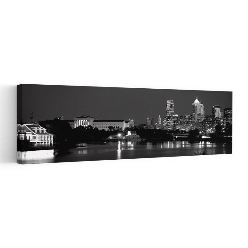 Philadelphia Pennsylvania USA by Jerry Driendl Photography - Wrapped Canvas Panoramic Print, 40.64 cm H x 121.92 cm W
