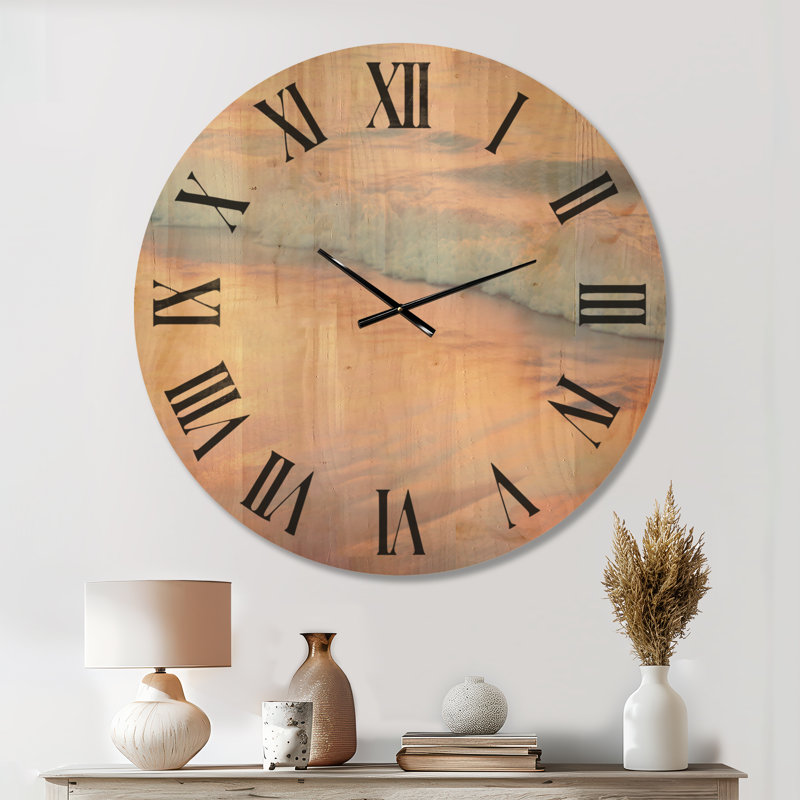 Horloge murale surdimensionnée nautique silencieuse, Surdimensionné