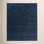 Navy Hand-Woven Wool Rug