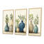 Ensemble de reproductions d'art mural vert et orange Boho Pottery II - Boho Pottery-107181778-107181768