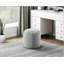 Repose-pieds cylindrique rembourré en tissu de chenille, repose-pieds, repose-pieds antidérapant, fauteuil à billes, repose-pieds 1 pièce